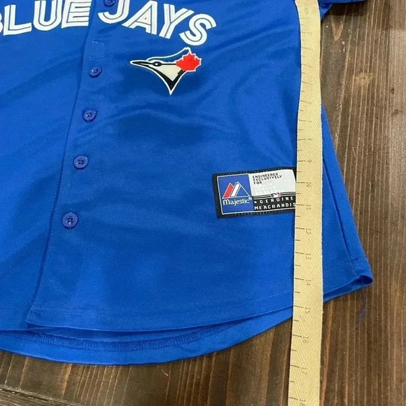 Toronto Blue Jays José Reyes Majestic MLB Jersey - Picture 7 of 9